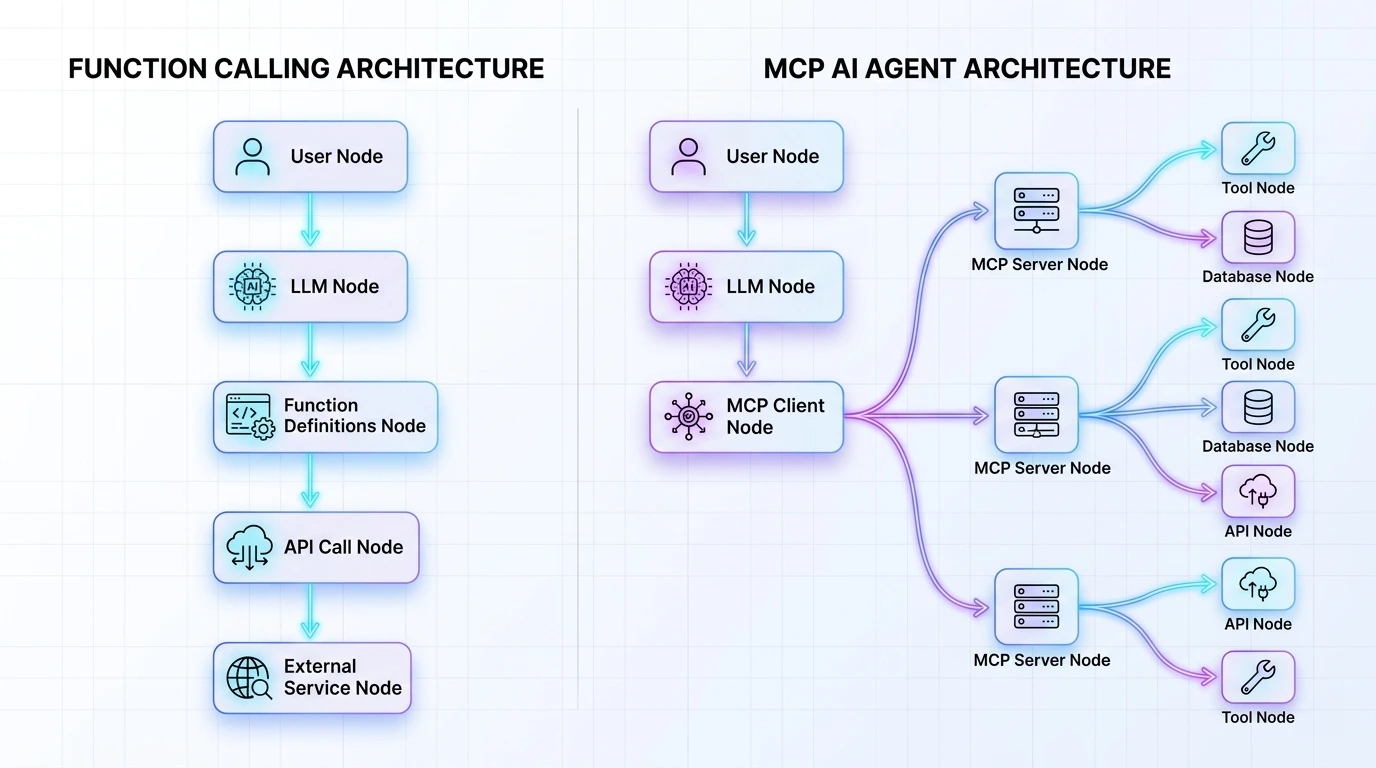 MCP vs Function Calling: AI Tool Integration Guide